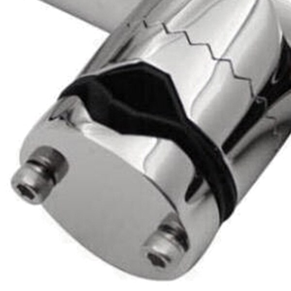 Stainless Steel Fishing Rod Holder Mirror Polish Marine Adjustable Fishing Rod Holder Boat Hardware for 19-25mm Rails