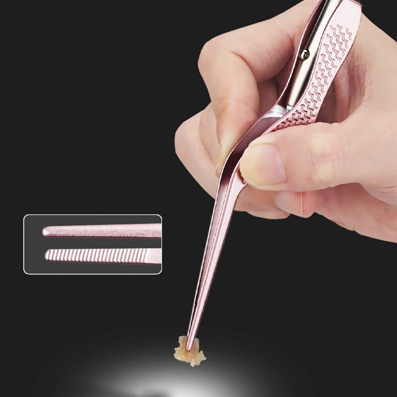 Ørevoksfjerner barnas lette øreskje øre rengjøringe visuelt øreplukkverktøy 3 pc