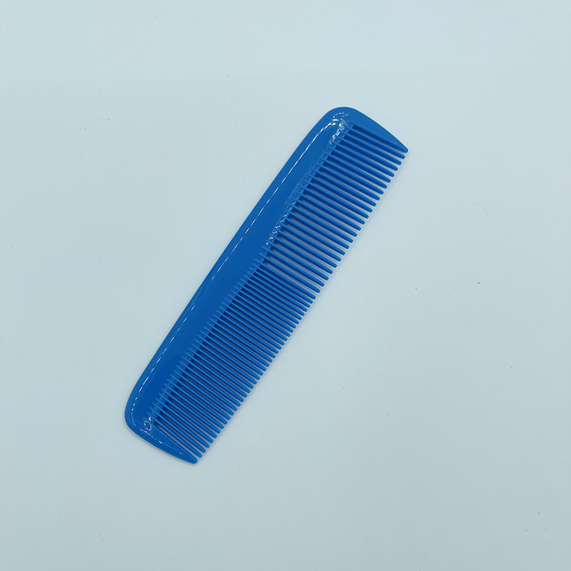 Mini Double Side Hair Brush Pro Beards Comb Anti-static Hair Combs Plastic Barber Hair Comb Salon Accessories Hairs Styling Tool: Blue