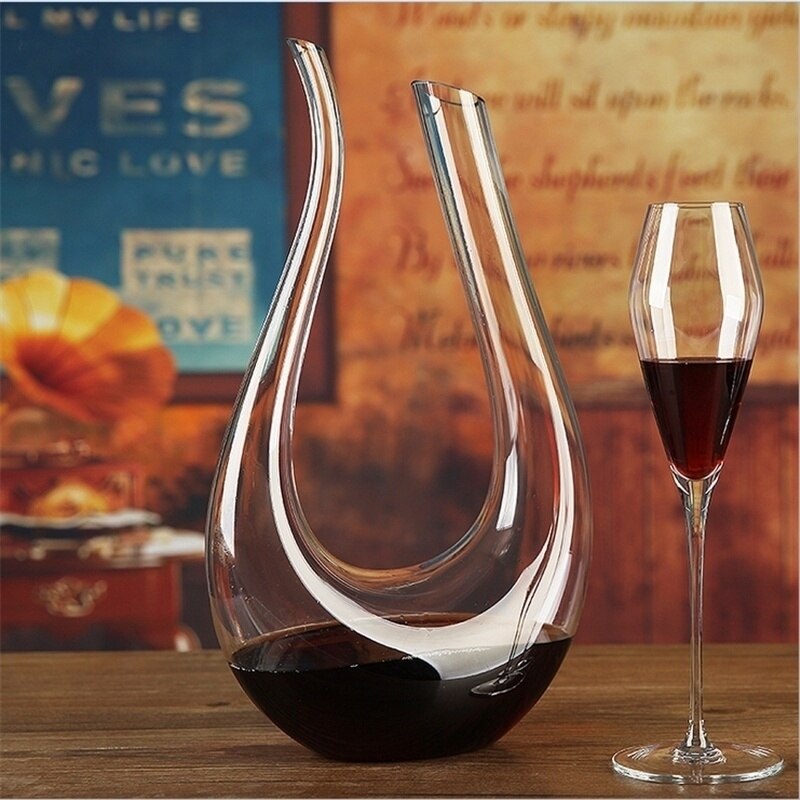 Baoblaze Carafe à Vin En Forme De Sanglier - 1000ml Verre Borosilicate Originale