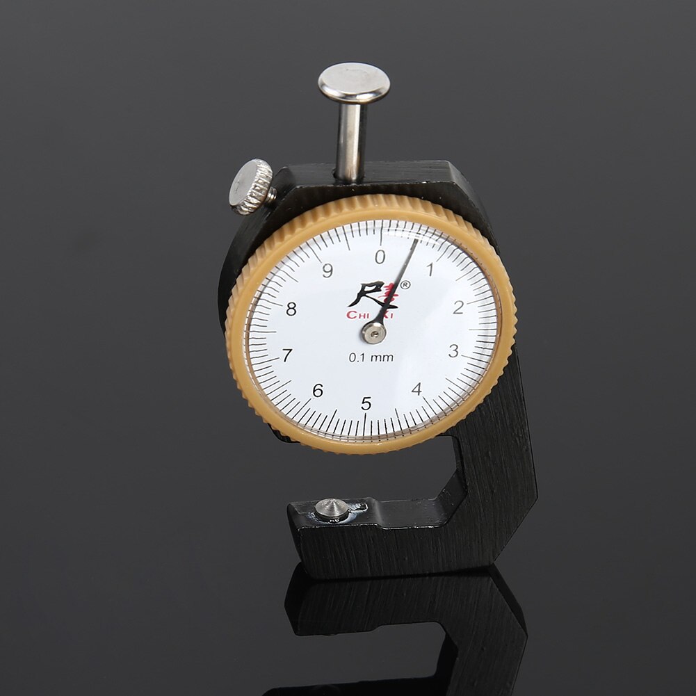 Tester Caliper Thickness Gauge Leather Paper Thickness Meter Tester 0-10mm/0-20mm 0.1mm Leather Paper Steel Meter