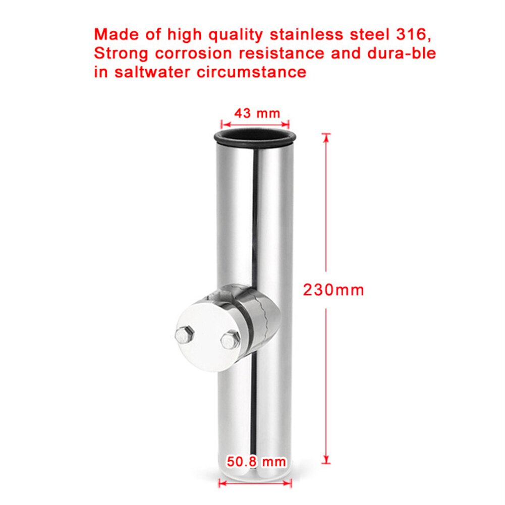 Fishing Rod Racks Holder for Kayak Boat Yacht Marine Fishing Pole Stand Brackets Adjustable Fish Rod Support Bracket