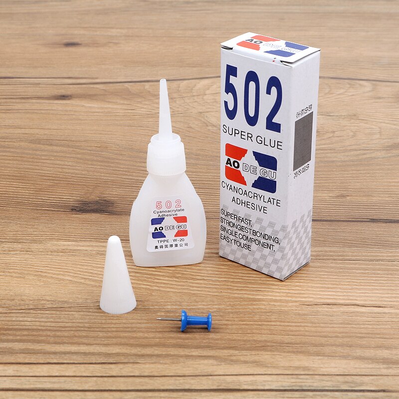 502 Super Glue ABN BOND Multi-Function Glue Genuine Cyanoacrylate Adhesive Strong Bond Fast for Office Tools 5PCS