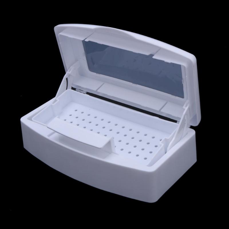 Pro Nail Art Sterilizer Disinfection Box Salon Nail Metal Tools Disinfector Cleaner Sanitizer Nail Manicure Set Box