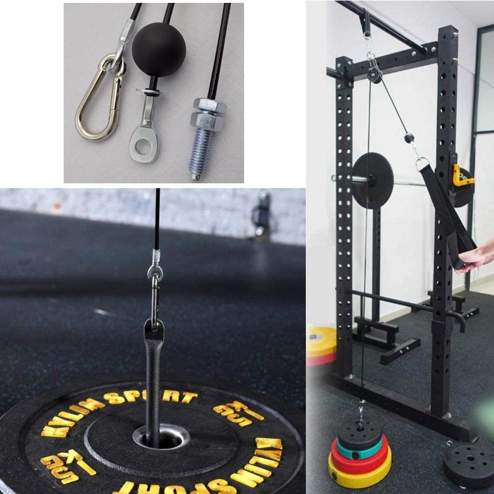 1M/2M/3M/4M/5M/6M palestra casa Fitness fune metallica cavo in acciaio resistente cavo macchina spessa 6MM puleggia corda accessori allenamento