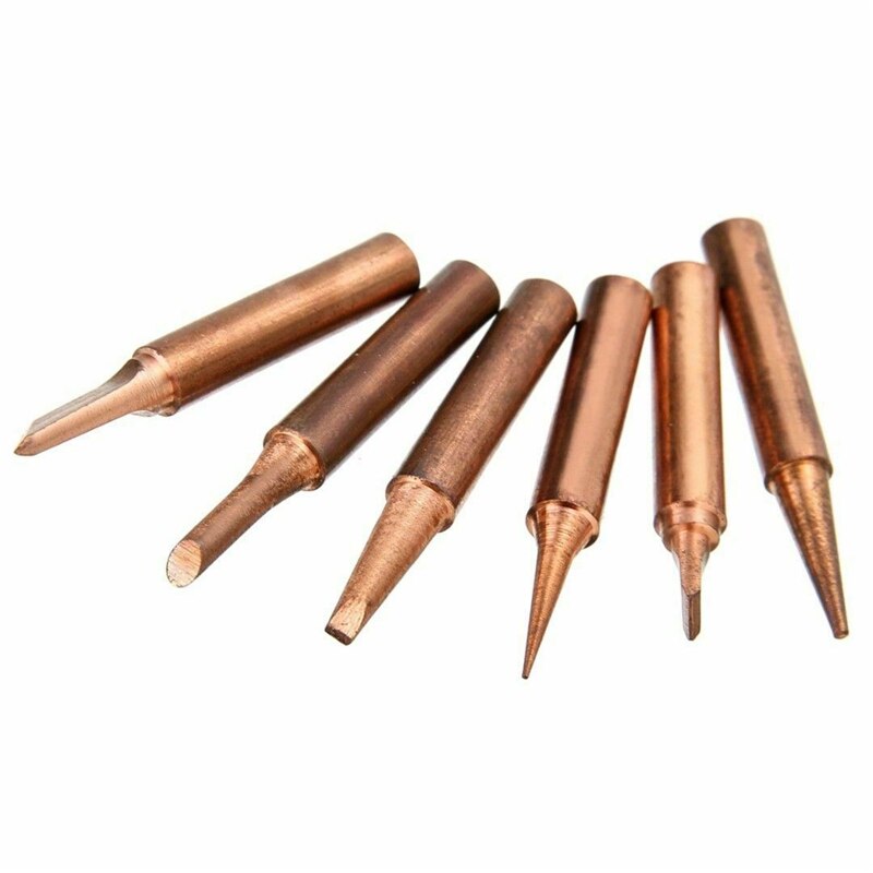 Lower Temperature 900M-T Copper Soldering Tip Lead-free Solder Iron Welding Tips BGA Soldering Station Tools