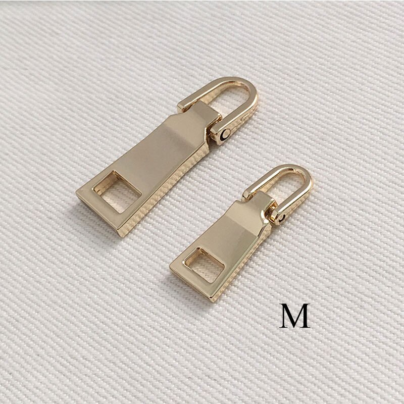 1pc odpinany 3 #5 # metalowy zamek błyskawiczny torba na skórę głowy odpinany utrwalacz naprawa ciągnąć patka natychmiastowy zestaw spodnie akcesoria zamienne: lekki złoto M
