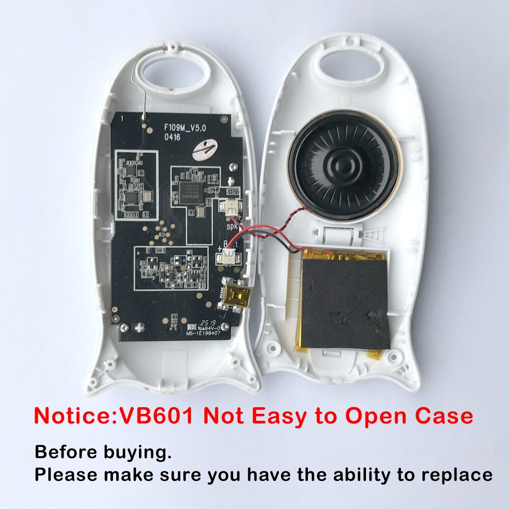 2022 650/750mAh 3.7V Polymer Lithium Rechargeable Replacement Battery Baby Monitor VB601 VB603 VB605 LED Light Lithium Battery