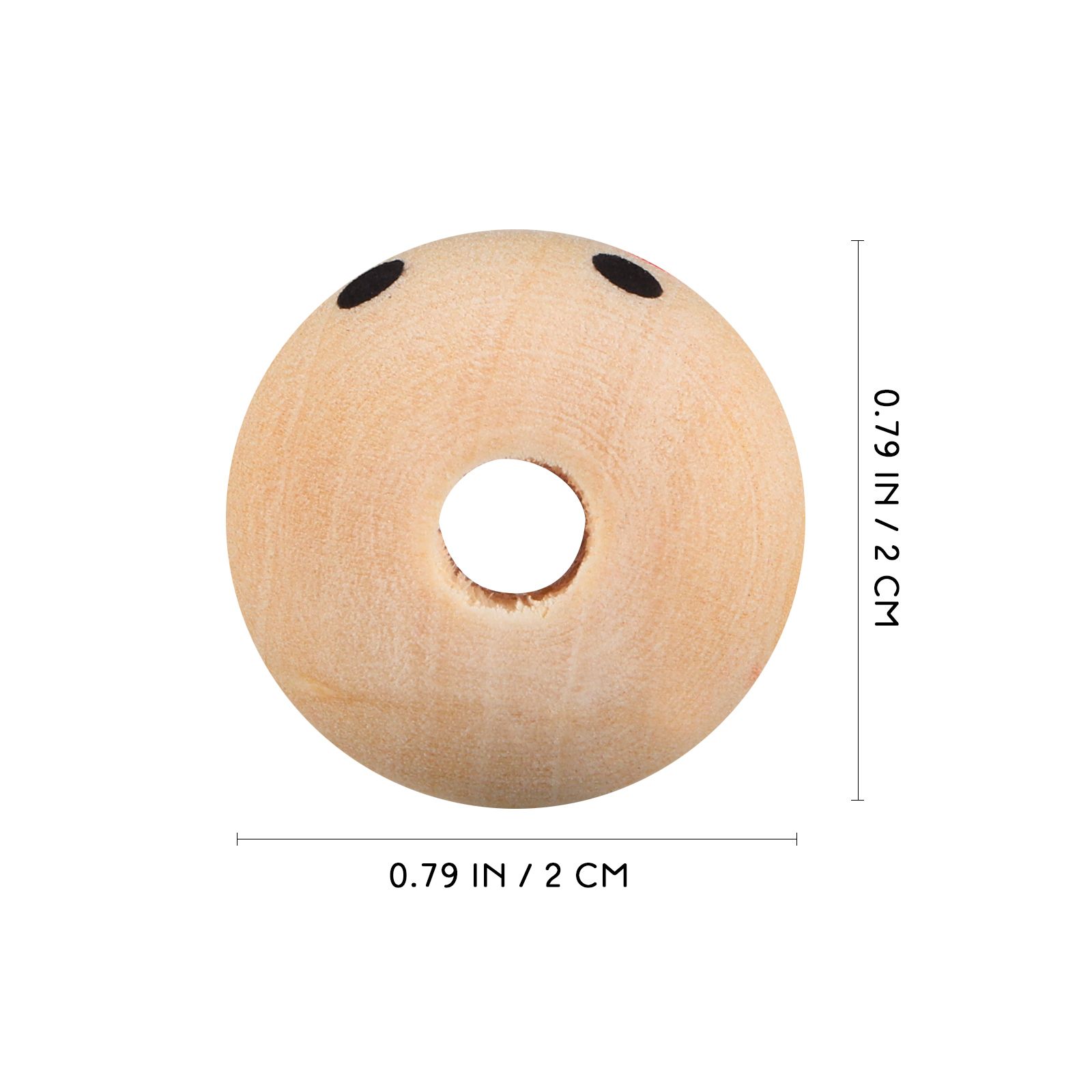 100 stuks houten kralen met gezichten natuurlijke hout ambachtelijke kralen voor armbanden maken decoratieve spacer kralen sieraden benodigdheden