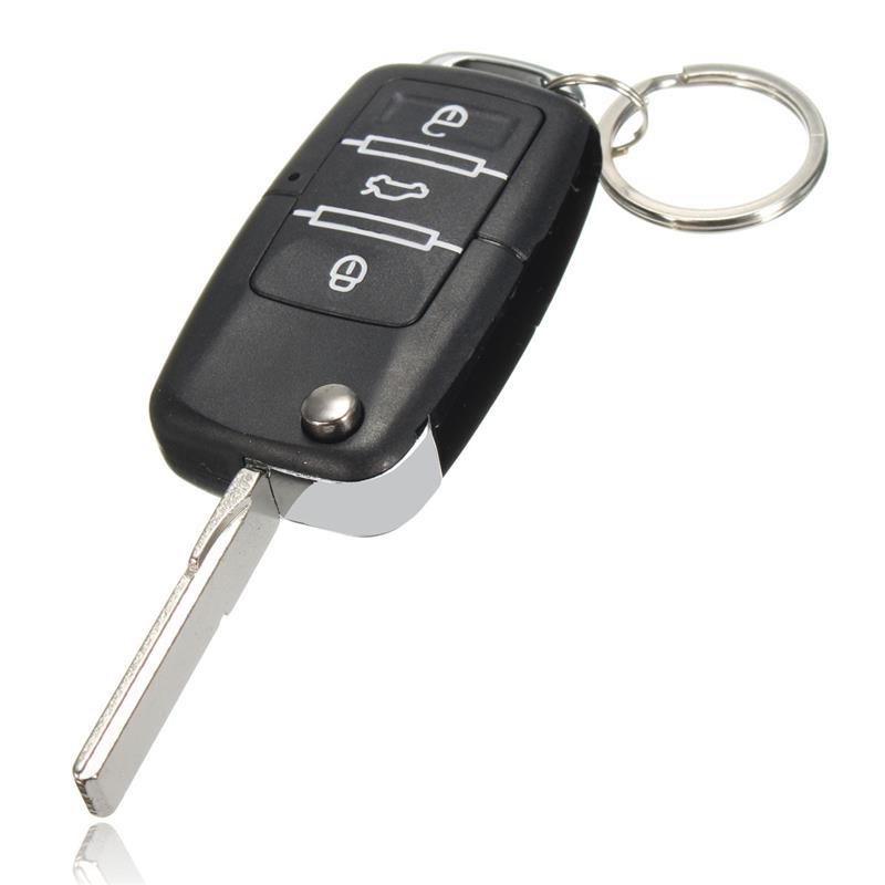 Sistema universal de alarme automotivo, kit central automotivo com fechadura, sistema de entrada sem chave, travamento central e controle remoto