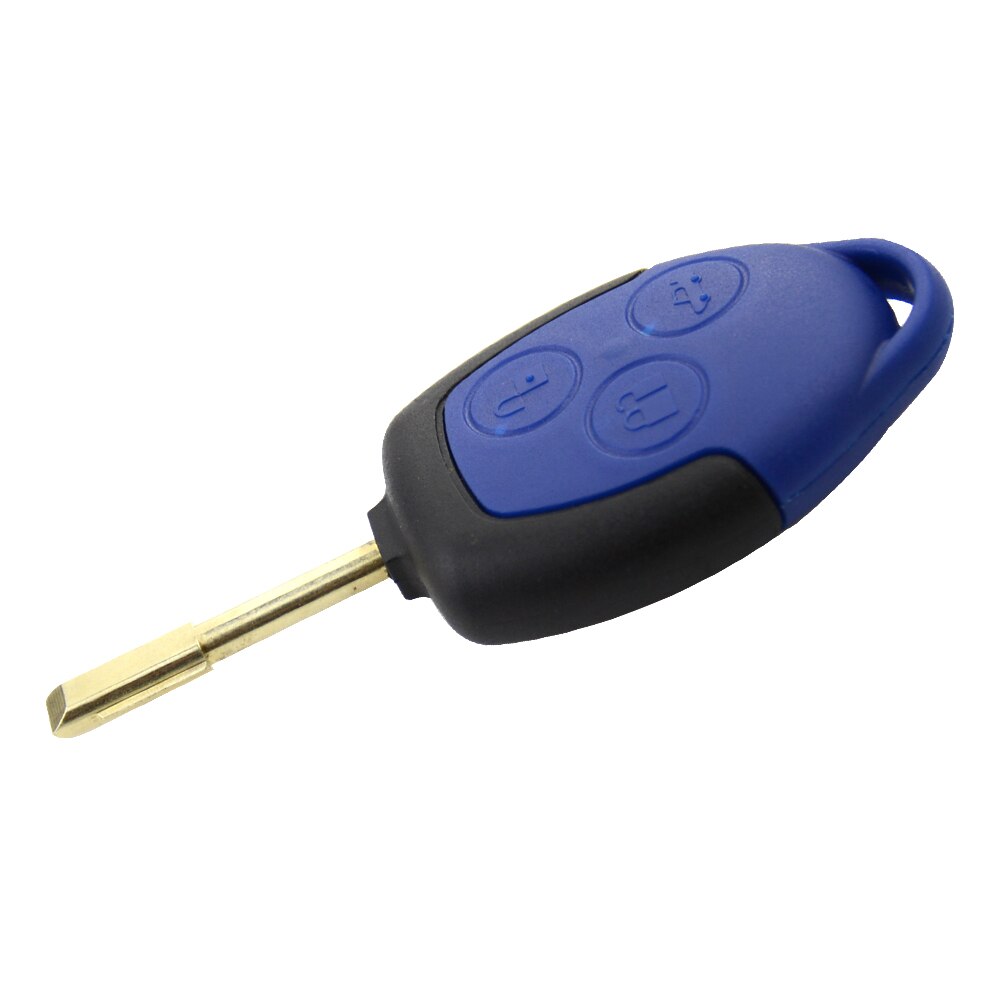 Okeytech 1 kpl/erä 3 painikkeen vaihto transit liitä kauko-avain kuorikotelo sininen muotoilu kansi ford transitille
