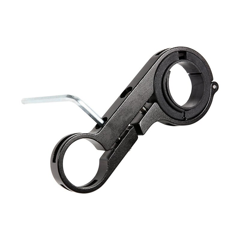Fietsstuur Expander Dubbele Stuur Expander Carbon Fiber Fixed Frame, Aluminium Beugel, Ruimtebesparend, plus 1x Hex
