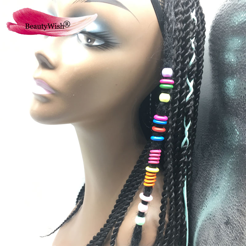 Dreadlock en bois circulaire 20 pièces | Perles en bois pour cheveux, perles de tressage à couleur mixte 5mm, perles pour cheveux