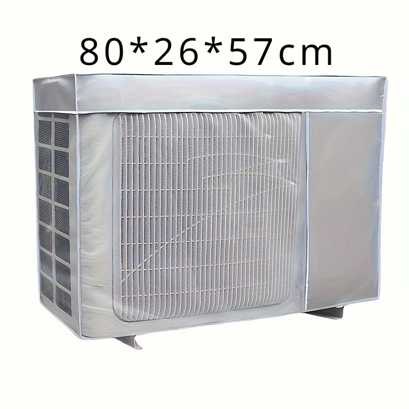 Klimaanlage Abdeckung draussen Klimaanlage Schutzhülle Klimaanlage Staub Abdeckung Sunproof Wasserdichte Abdeckung Anti-Schnee O: Pflaume