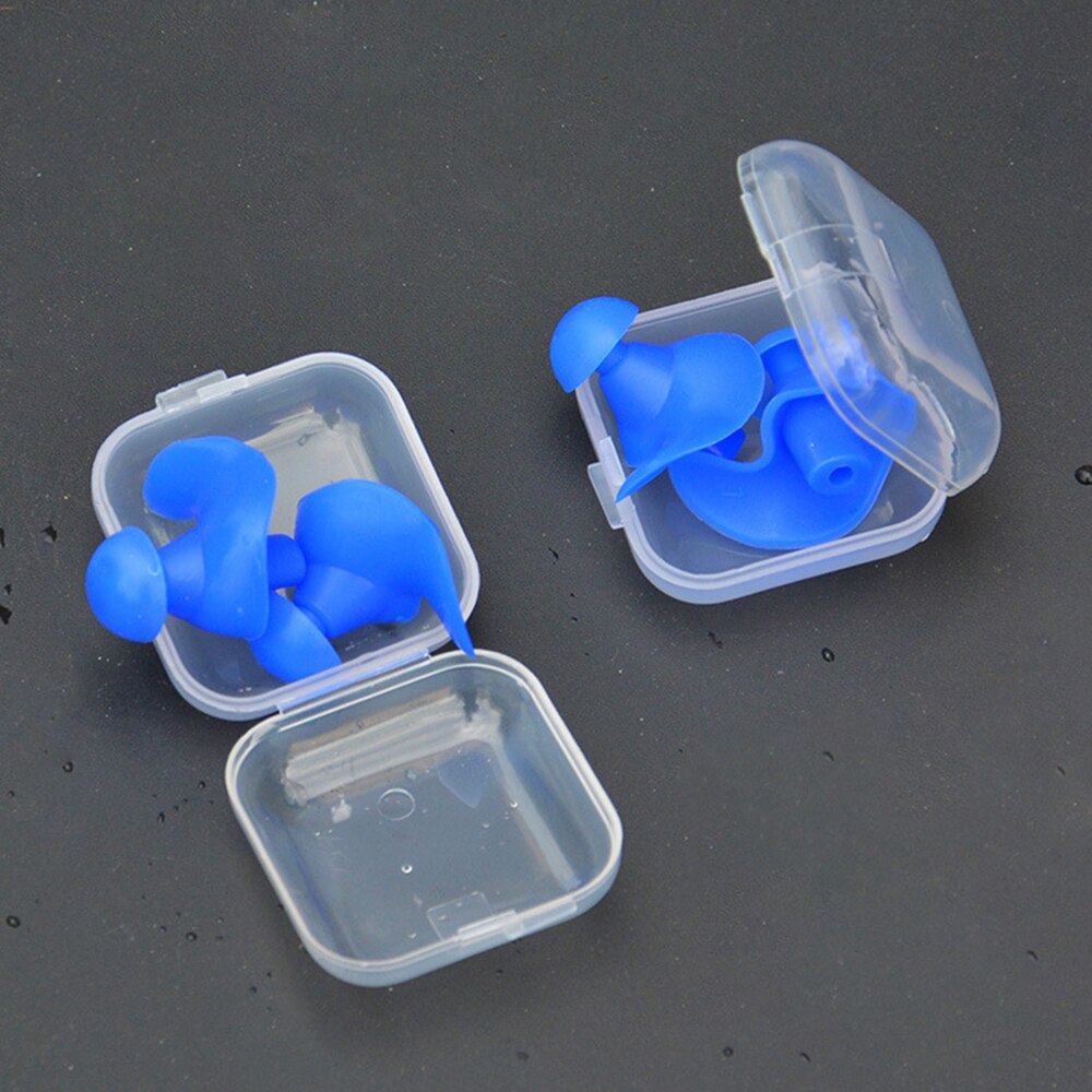 Bløde ørepropper miljømæssig silikone vandtæt støvtæt ørepropper sovende dykning vandsport svømning