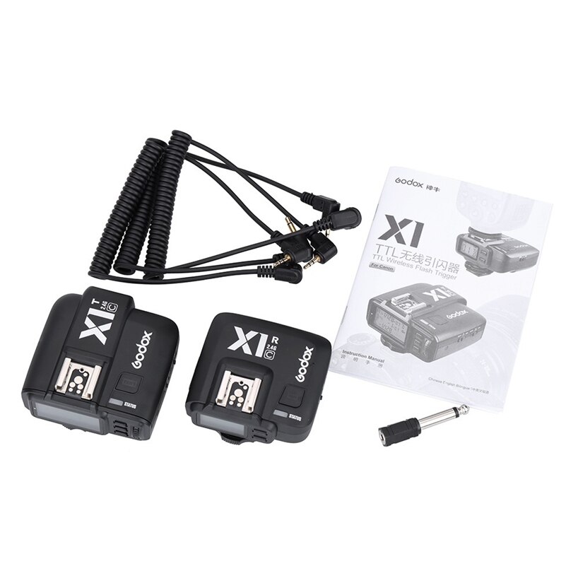 Godox X1C X1T-C 2,4G E-TTL Flash inalámbrico Speedlite solo transmisor para Canon 1000D 600D 700D 650D 100D 550D 500D 450D