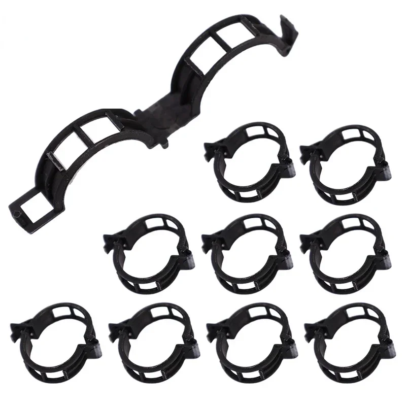 300/10pcs Plant Clips Supports Reusable Plastic Connects Fixing Vine Tomato Stem Grafting Vegetable Plants Orchard Garden Tools: L / Gold