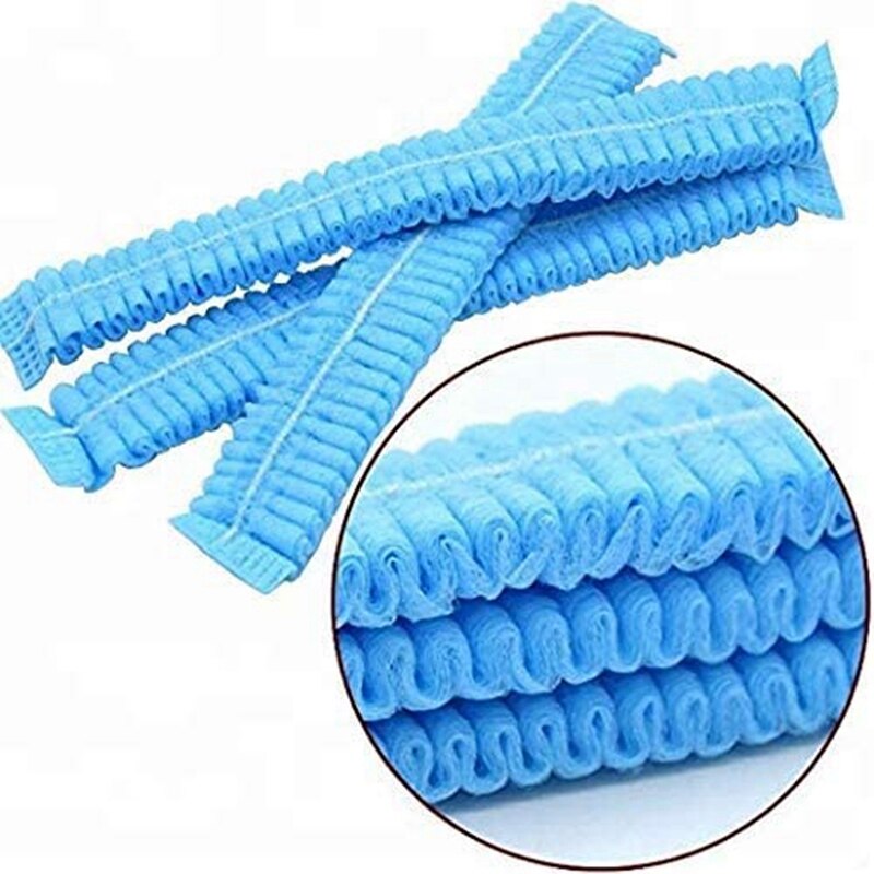 100 PCS-21 Inch- Disposable Hairnets Cap Hair Nets Hair Covers Head Caps Hair Cover Net Bonnets for Food Service,Kitchen,Cooking