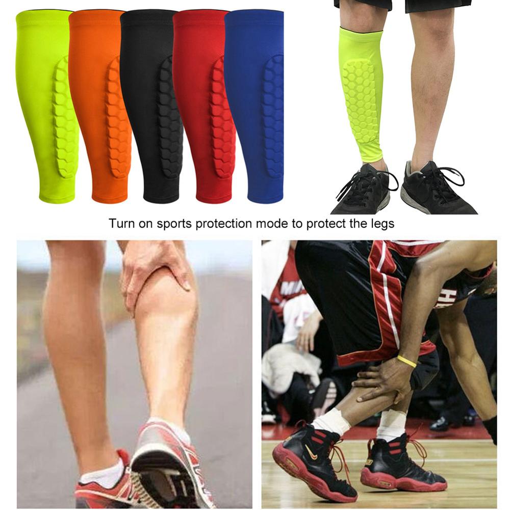 1 PC Waben Shin Guard Sport Fußball Shields Fußball Legging Schienbeinschützern Bein Ärmeln Schutz Getriebe