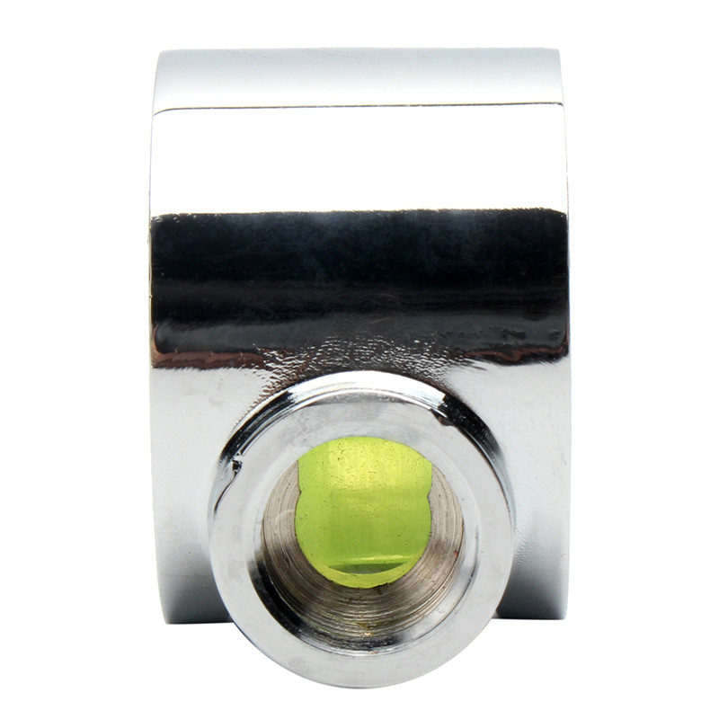 Flow Meter Water Cooling Flow Indicator Meter copper chromed 2 Ways G1/4 Threaded