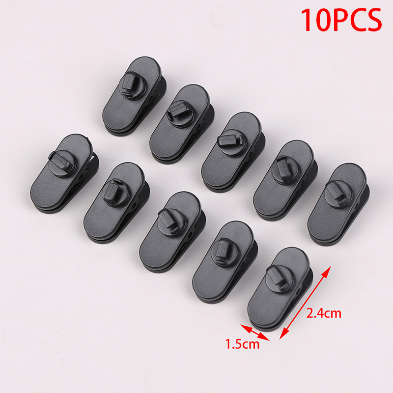 2/5Pc Kabel Klemme Kragen Headset Klemme Kopfhörer Kabel Clip Kopfhörer Wickler: Silber