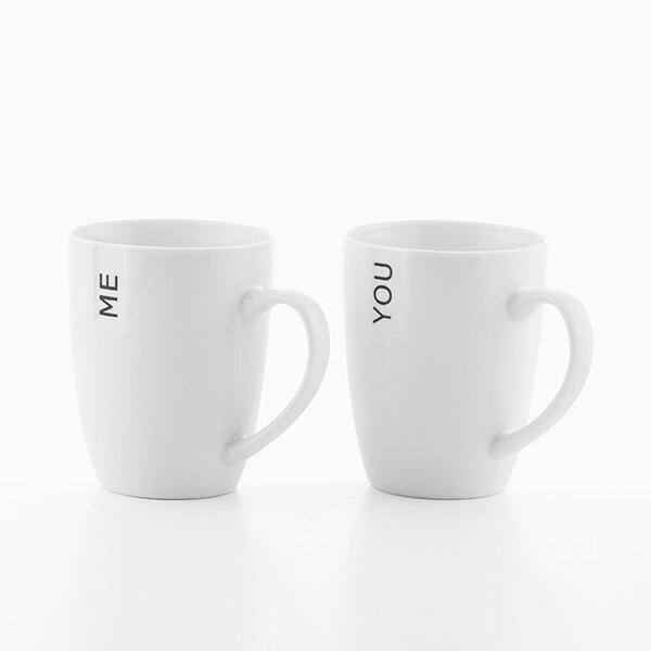 U & Me Romantische Items Mokken (Set Van 2)