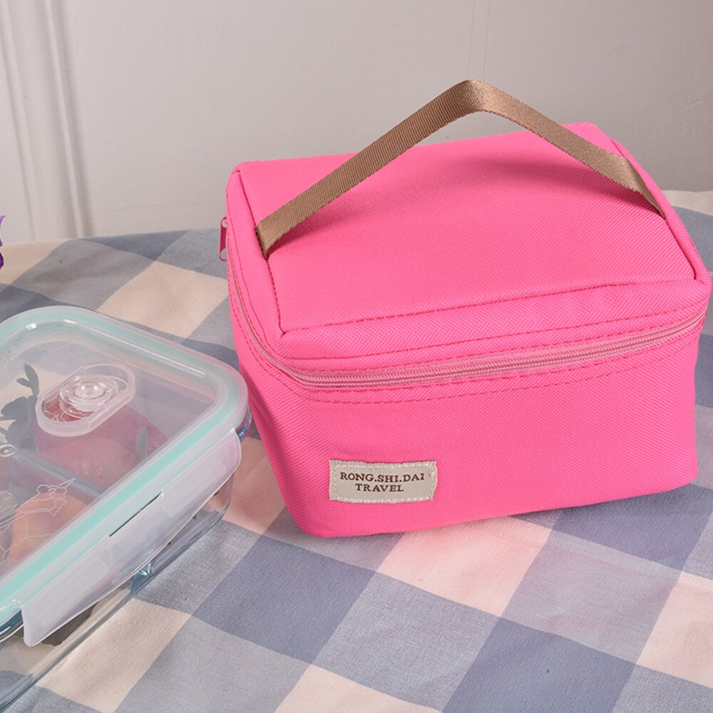 Cactus Draagbare Geïsoleerde Oxford Lunch Zakken Thermische Voedsel Picknick Lunch Tassen Voor Vrouwen Kids Functionele Patroon Koeler Lunchbox