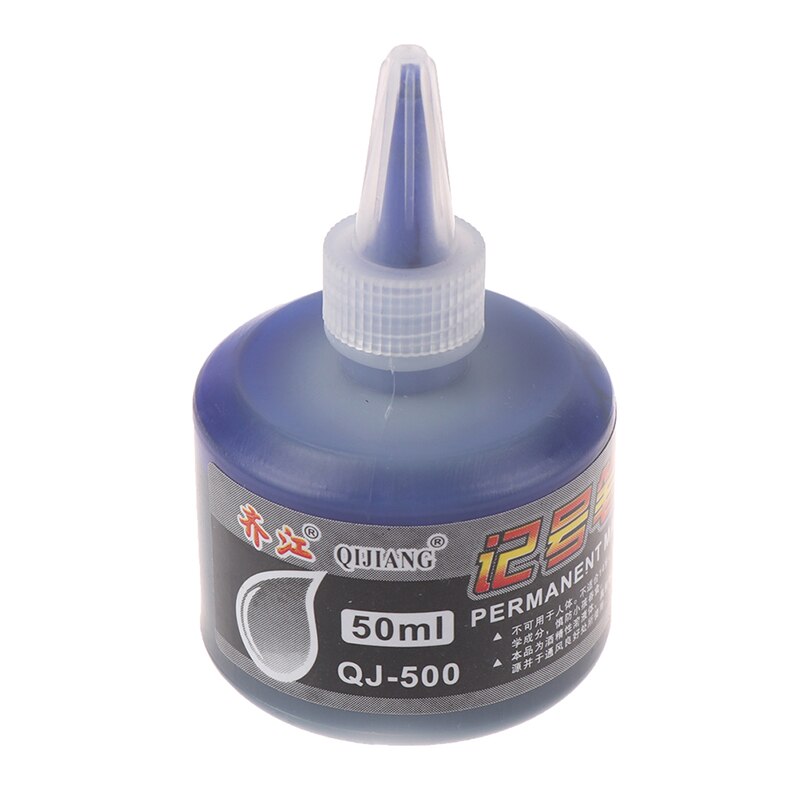 Rotulador de aceite de grafiti seco permanente de 50ml para marcar bolígrafo para agregar tinta, papelería suave y fácil de usar: BL