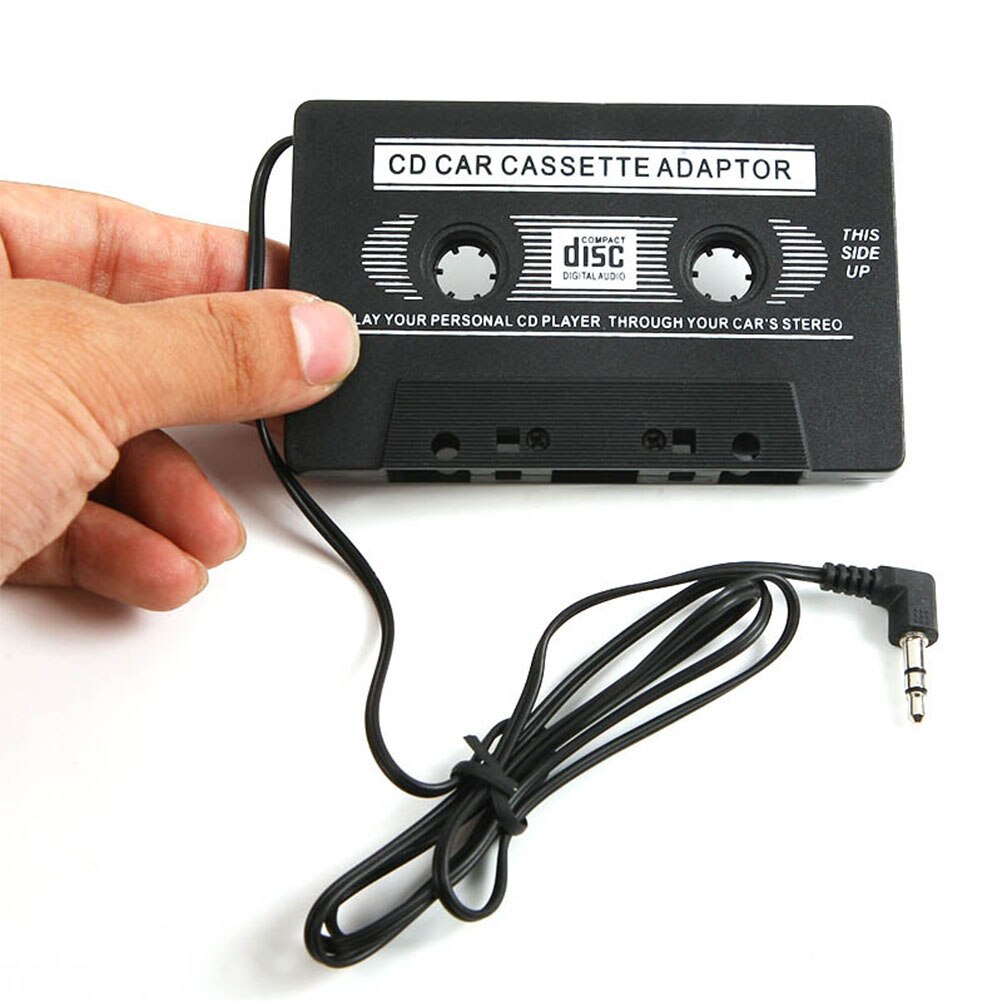 Adaptador de Cassette de Audio para coche, conector electrónico Digital de música de 3,5mm, fácil de instalar, reproductor MP3 y CD para vehículo