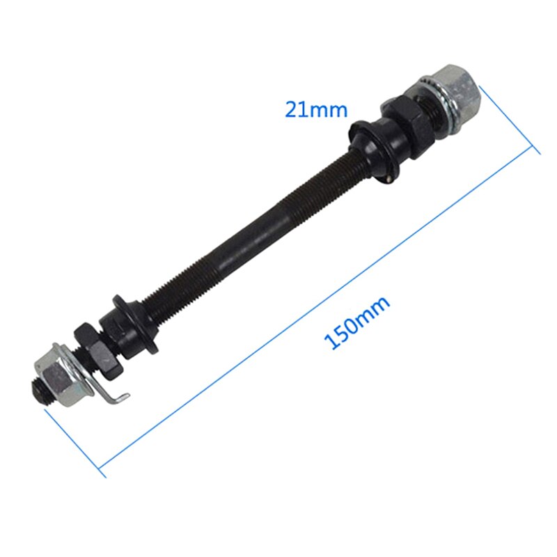 MTB Bike Wheel Hub Axle Bicycle Quick Release Front Rear Steel Solid Axles Hollow Hub Shaft Lever MTB Road Skewer 150mm 180MM