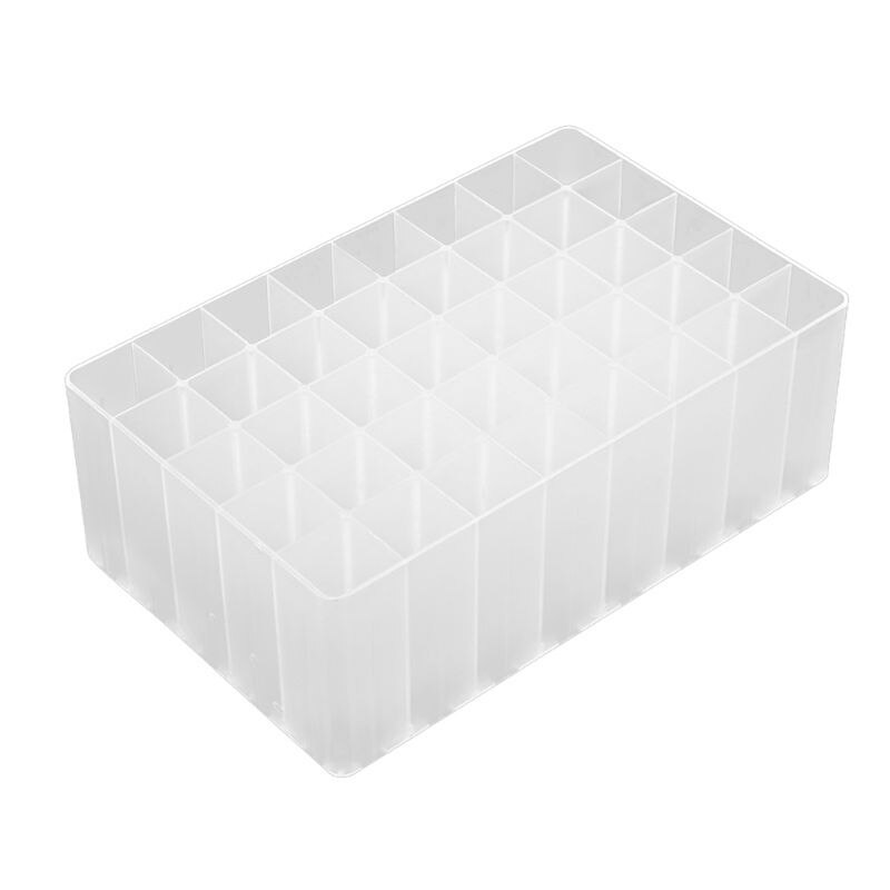Soporte de almacenamiento para rotuladores, 30/40 ranuras, organizador de mesa, herramienta multifunción para rotuladores artísticos: 40 Slots White