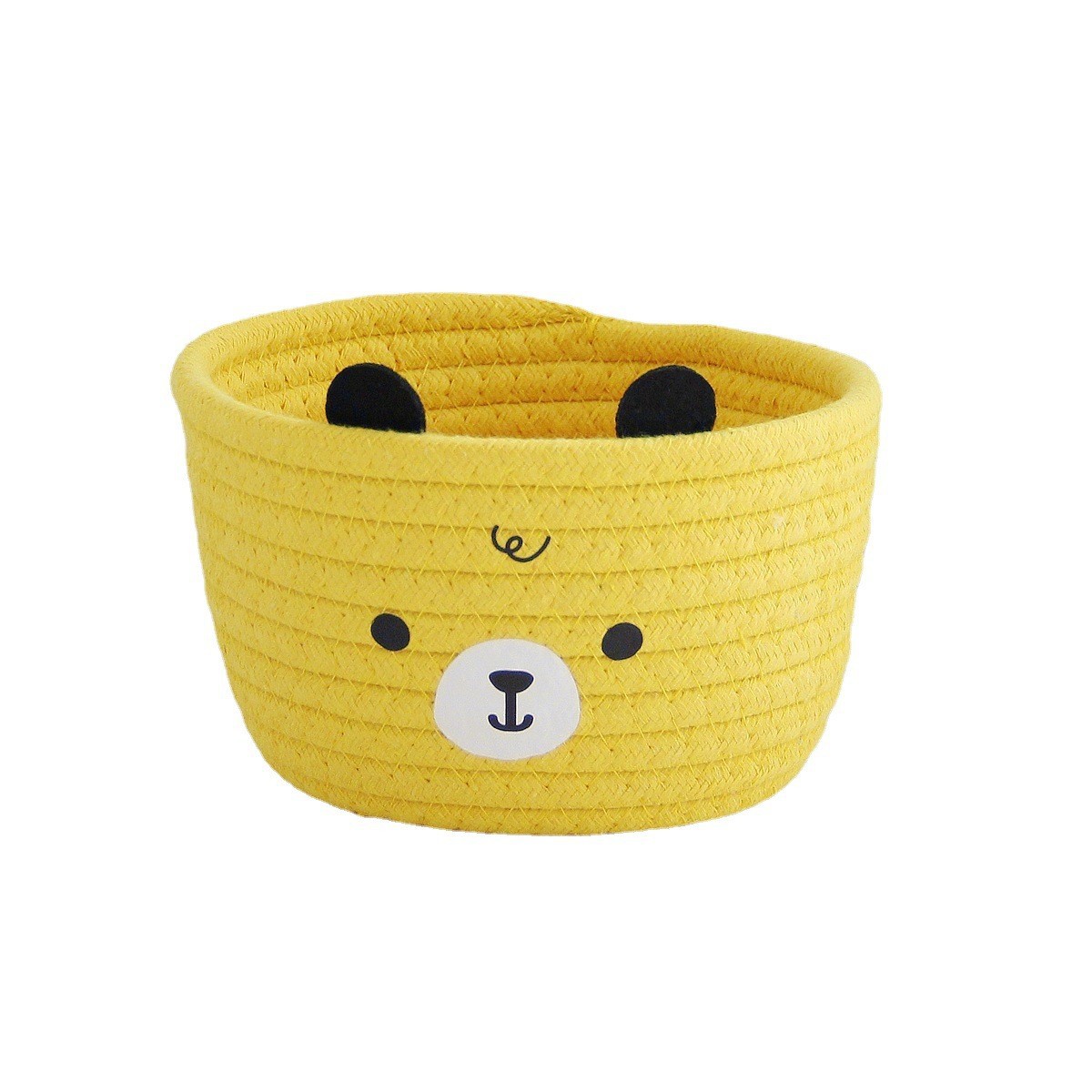 Cute Storage Baskets Rattan Woven Bedroom Household Decor Organizer Case Key Snacks Desktop Sundries Deposit Tidy Box Items: XL / Dark Khaki