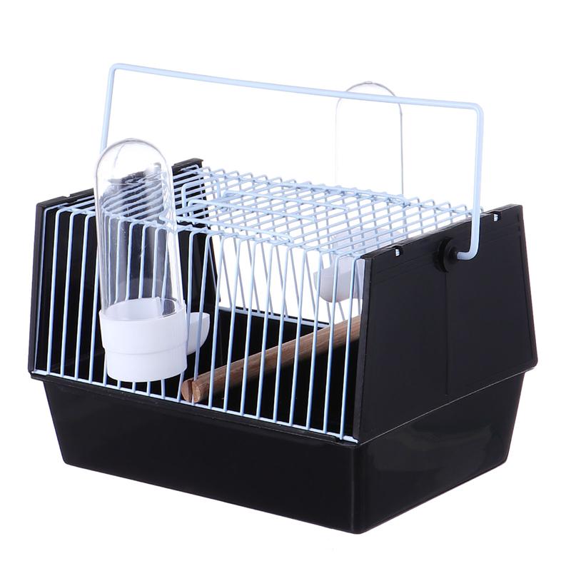 Pet Bird Carrier Cage Bird Travel Tote Cage Pet Parrot Carrier with bird feeder For Conure Mannikin Peony Out Travel Supplies