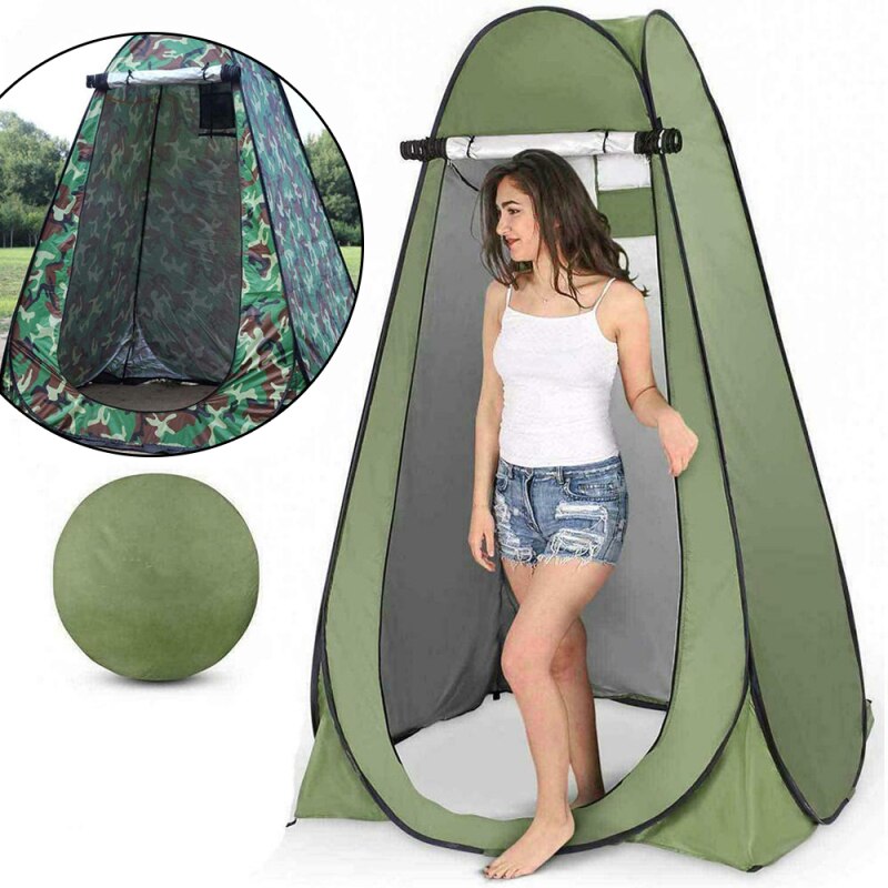 Fully Automatic Open Changing Tent Outdoor Shower Bathing Tent Fishing Swimming Pop Up Camping Toilet Changing Dressing Room