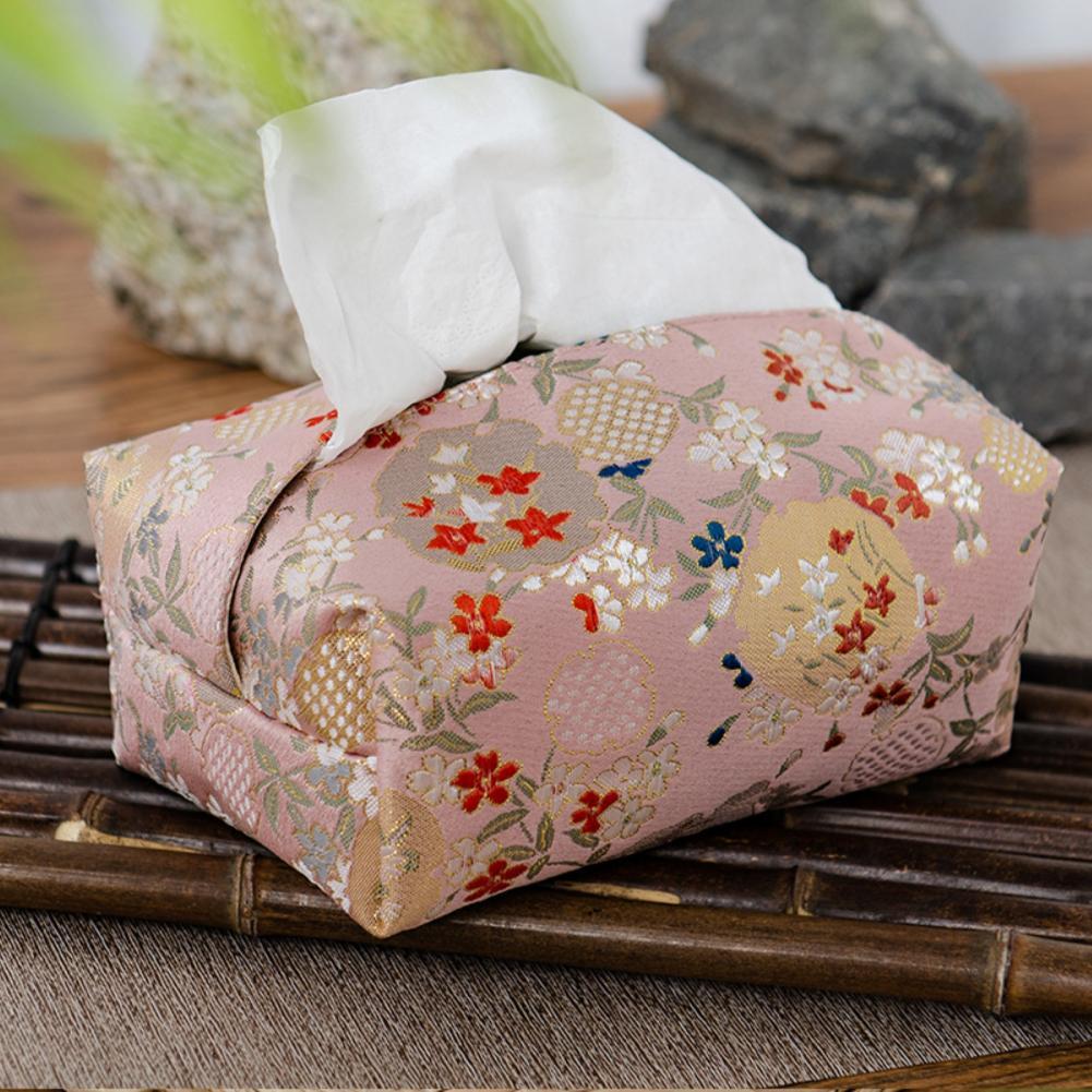 Tissue Pouch Eco-friendly Lightweight Tissue Holder Tissue Case Towel Napkin Papers Bag for Living Room Tissue Case