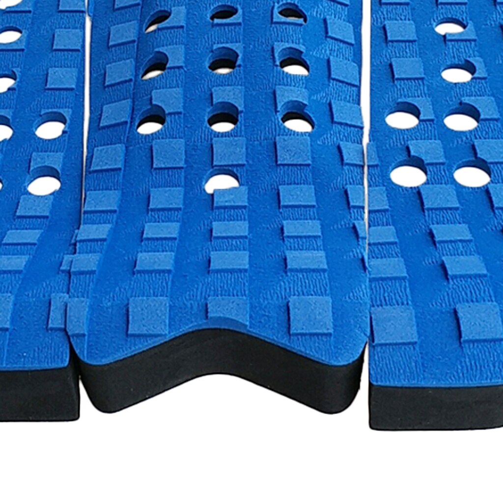 Perfeclan 5 stück quadratisch gerilltes eva surfbrett skimboard longboard sup traction deck grip tail pad trimmbares blatt zubehör