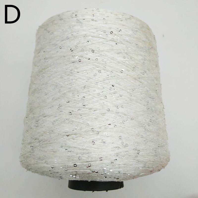 100g paillette garn pailletter uldnål naturlige perler blonder binder et knudegarn til håndstrikning hæklet trådlinjetrøje