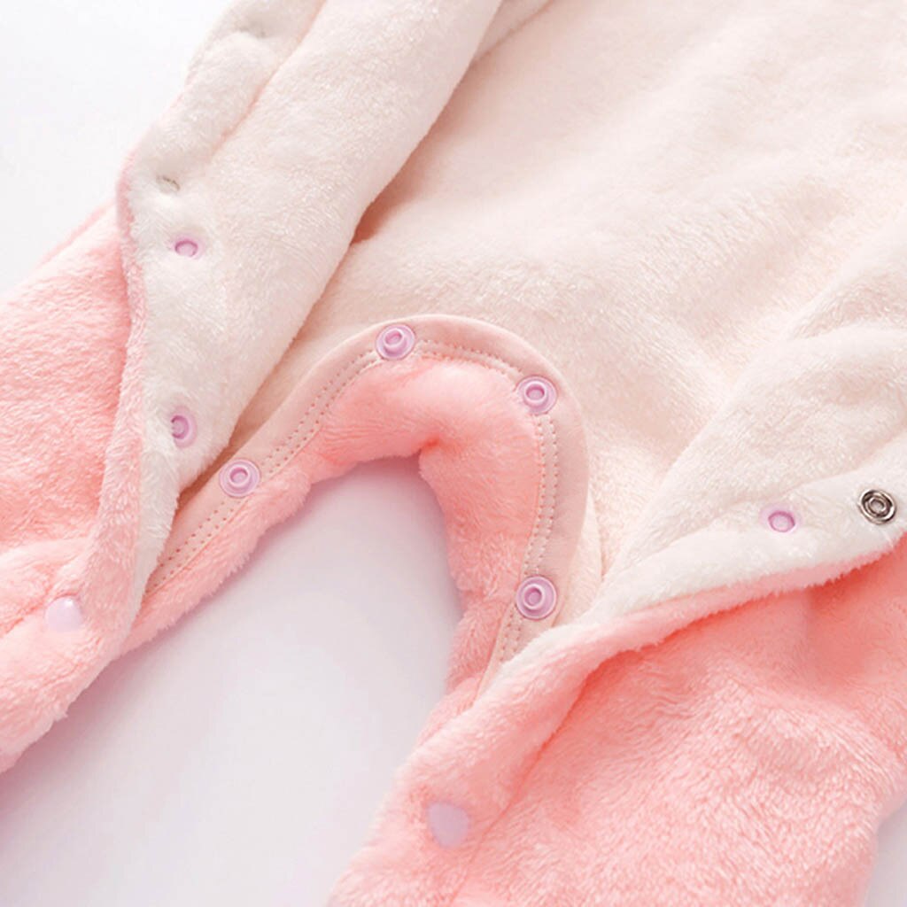 SAGACE Winter Kwaii Born Baby Kids Boy Girl Infant Romper Jumpsuit Warm Cotton Romper Jumpsuit Outfits Infant Girl Sets