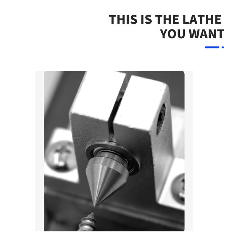 Lathe Machine Turning Lathe Woodworking DIY Wood Lathe Milling Machine Mini Lathe Buddha Pearl Grinding Polishing Beads