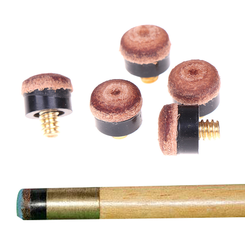 5 st skruv på cue tips för biljard pool cue stick och snooker cue ersättningsdelar stick reparationsverktyg