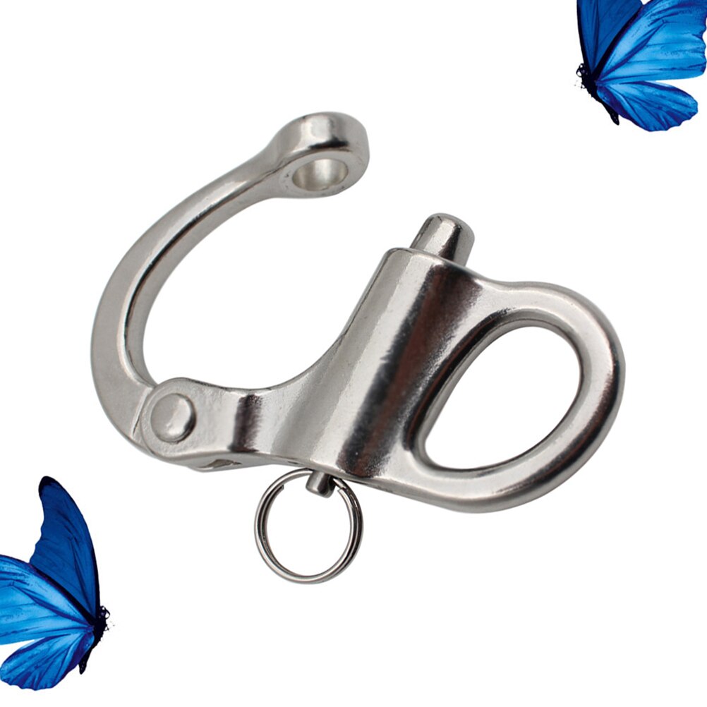 1Pc Shackle Practical Durable Convenient Spring Shackle Rigging Shackles Eye Snap Shackle for Boat Outdoor