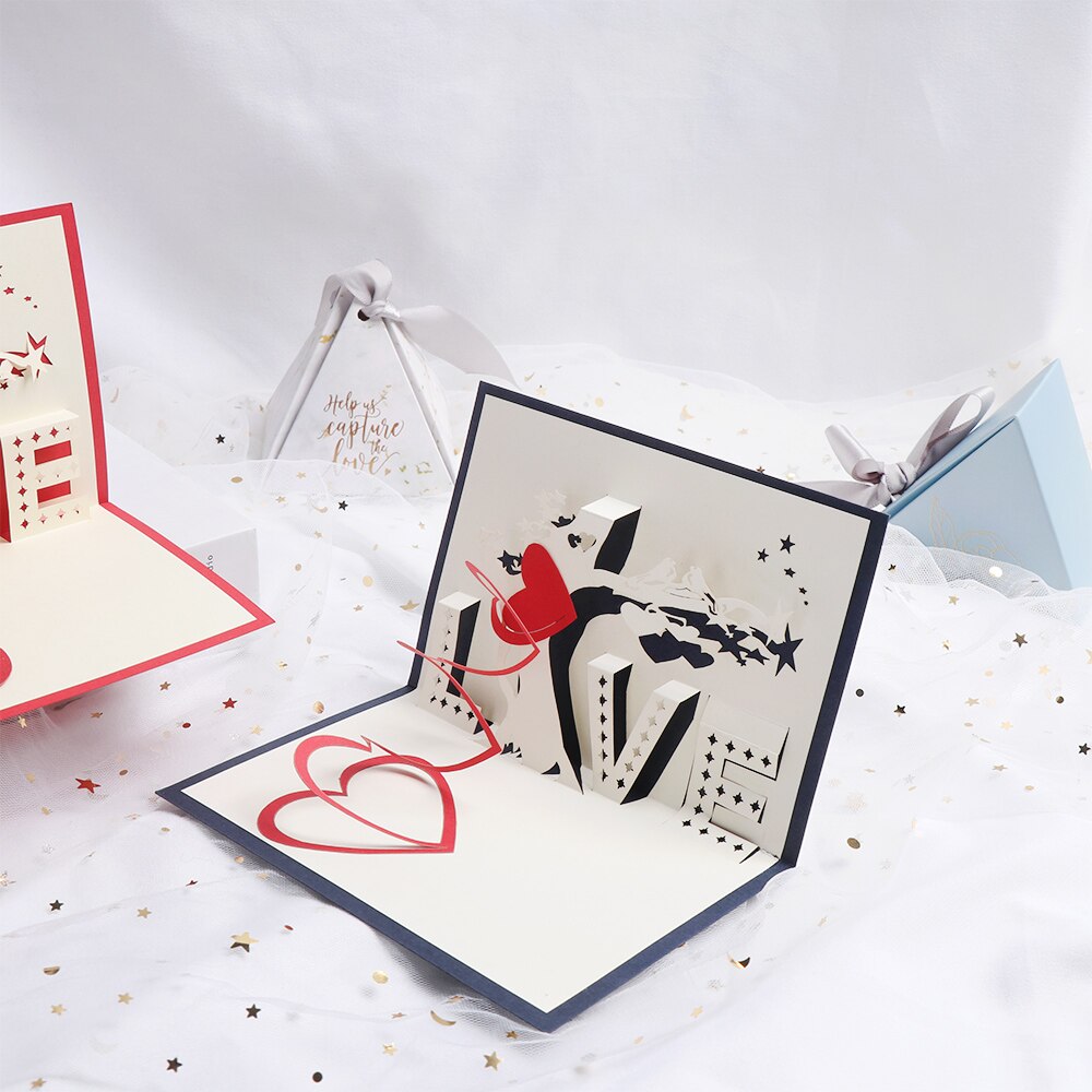 3D Pop hoch Karten Geburtstag Karte für Mädchen Frau Mann Geburtstag Hochzeitstag Kuchen Gruß Karte Postkarte valentinstag Karte
