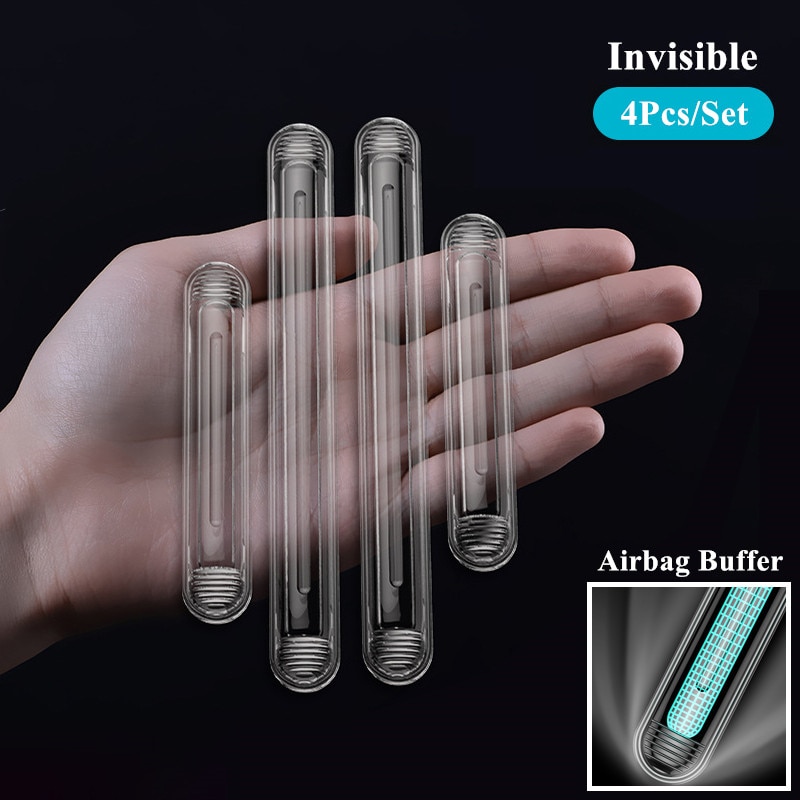 Protector de puerta de coche 4 uds, Protector de silicona transparente para coche, Protector de bordes y esquinas, adhesivo Protector de puerta de vehículo, accesorio Protector