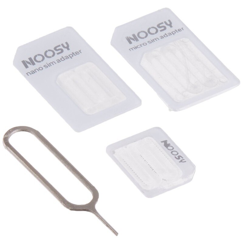 100 stks Micro Nano SIM Card Adapter Connector Kit Voor iPhone 6 7 plus 5 s 5 Huawei P8 lite p9 Xiaomi Redmi 4 Pro 3 Mi5 sims houder