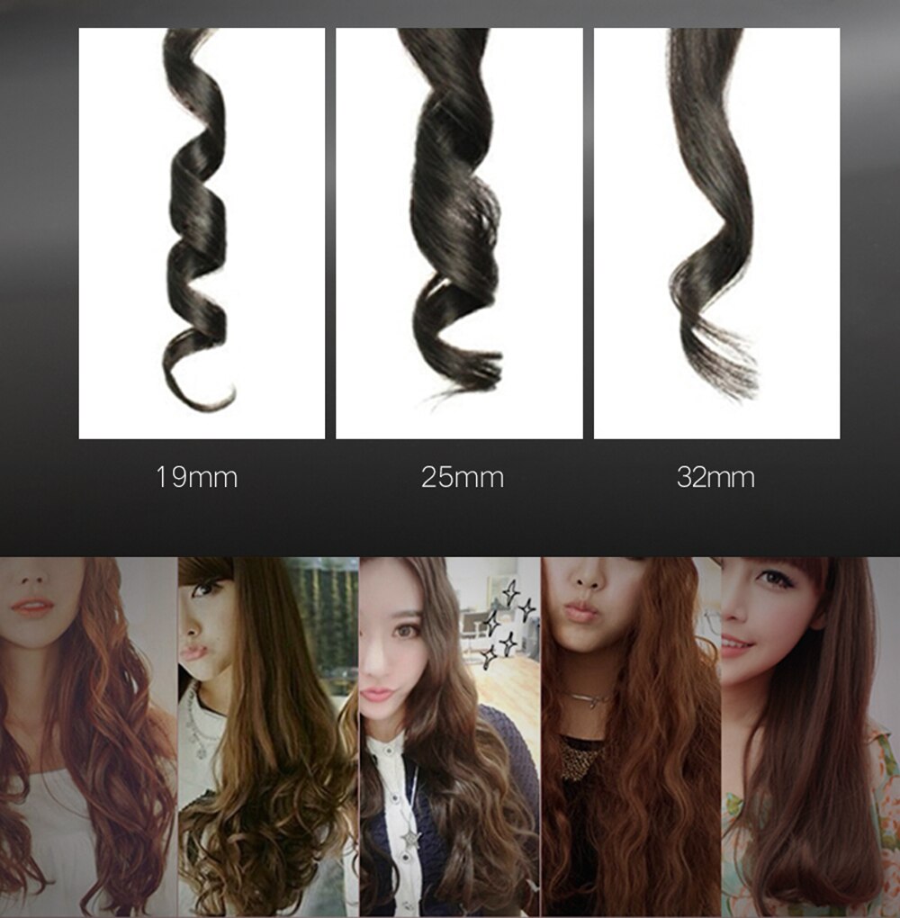 Curler wand curler perm styling verktyg hår styling maskin keramiskt belagd fat