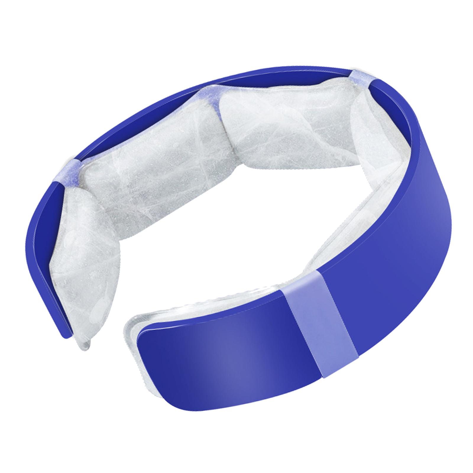 Hals Koelbuis Ring Zomer Koeler Ringen Nek Cirkel Herbruikbare Hals Koeling Ring Ijs Kussen Buis Voor Volwassenen Jogging Vissen: Blauw