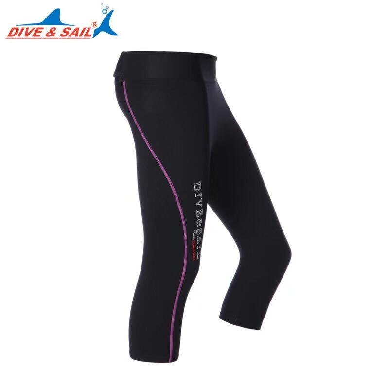 DIVE & SAIL 1.5 millimetri di Neoprene Diving Muta Capri Pantaloni Corti Pantaloni Inverno Pantaloni di Nuotata per le Donne Degli Uomini A Remi immersioni Surf