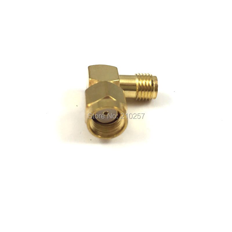 1Pcs R 90 Graden Rp Sma Male Jack Naar Rp Sma Vrouwelijke Plug Connector Haakse M/F ptfe