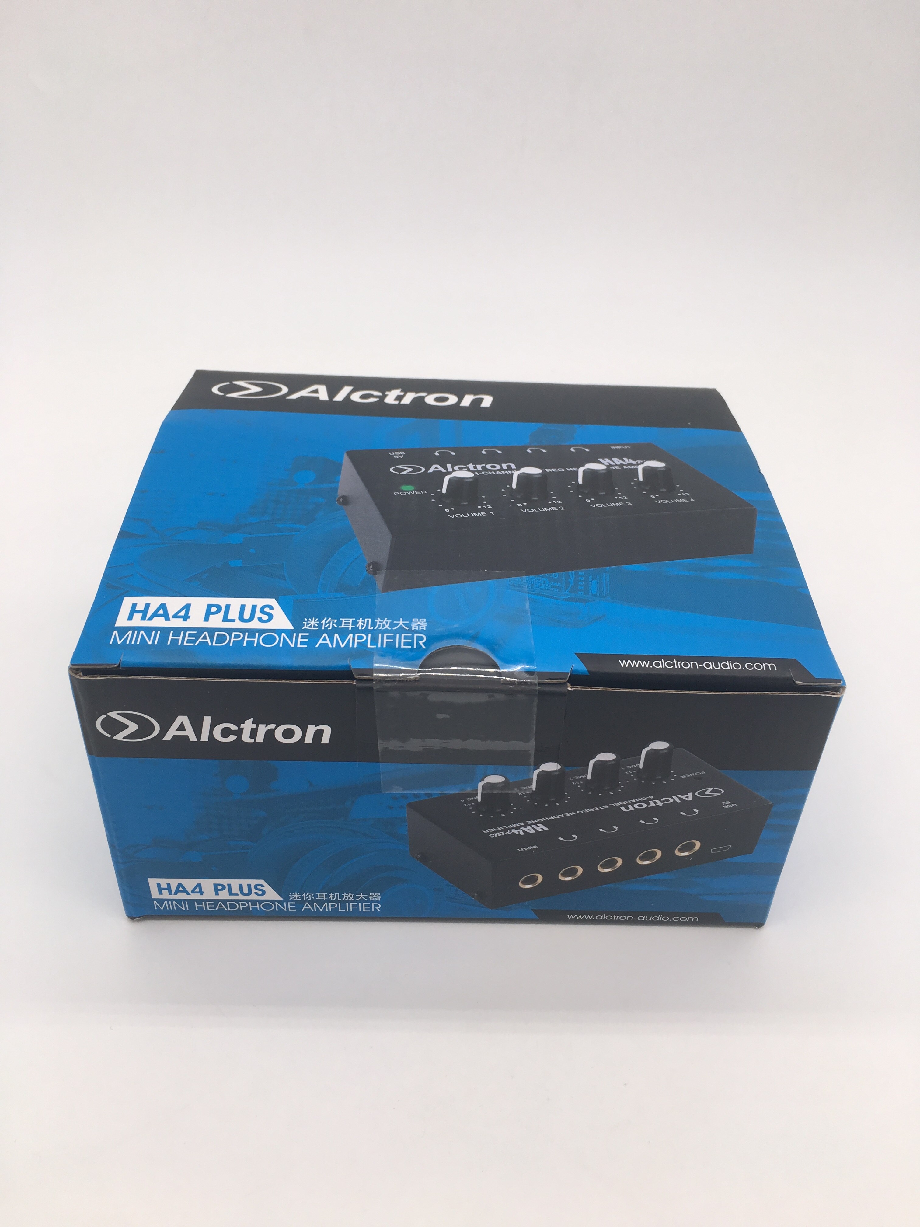 Alctron HA4 Plus 4-Kanaals Stereo Mini Hoofdtelefoon Versterker Geluid Compact Usb Interface Powered Voeding