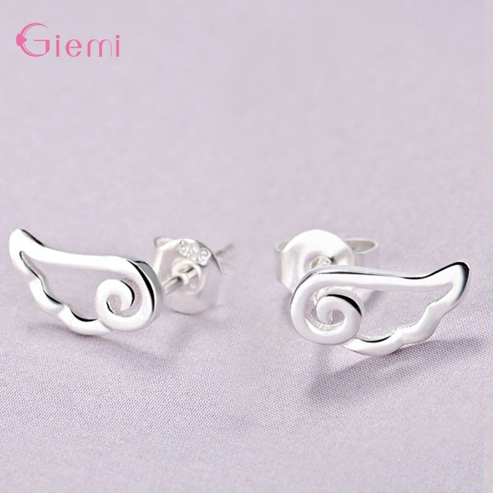 Cute Cartoon 925 Sterling Silver Orecchini Con Perno Coniglio Star Farfalla Della Piuma Gioelleria Raffinata E Alla Moda Delle Donne Della Ragazza Bambino Brithday Regalo